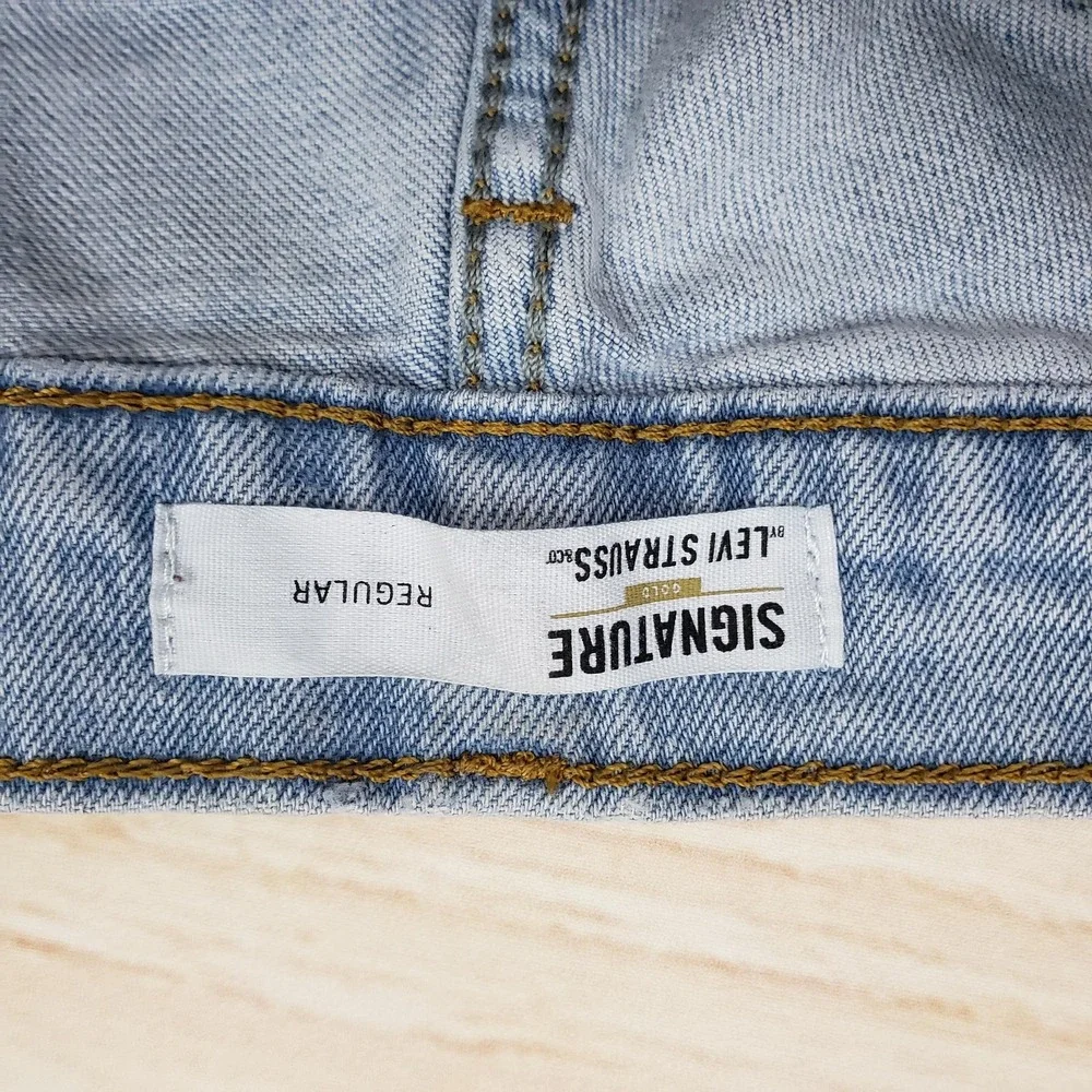 Levi Strauss Signature Jeans Mens 29x30‎ Light Wash Regular Fit Denim Waterless